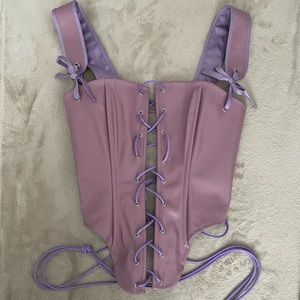 Pannpann leather corsette